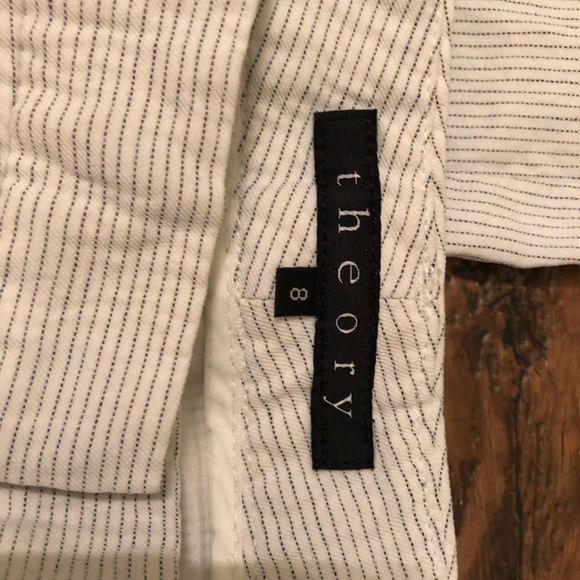 🔥 ⚡️price DROP theory White Linen Pants - Picture 2 of 3